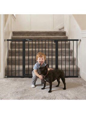 Extra Wide Baby Gate 29.7-57" | Auto Close Pet Gate for Doorways & Stairs